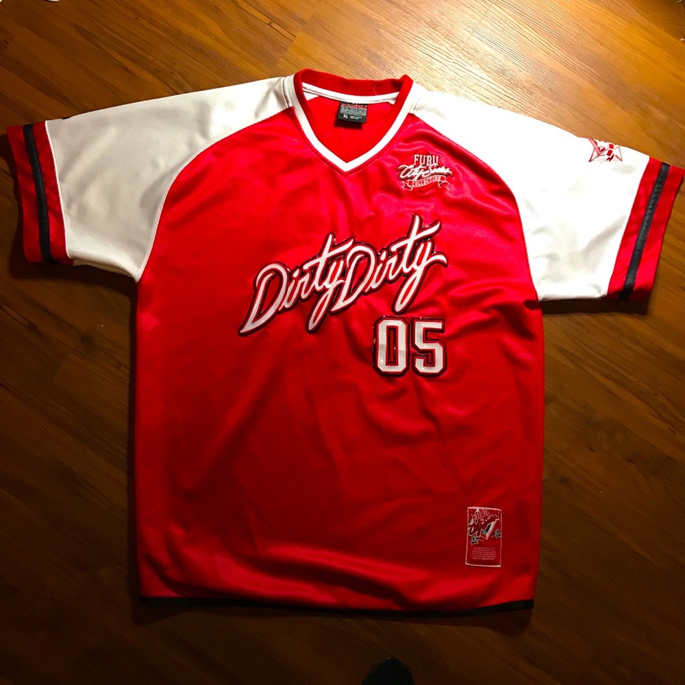 Fubu City Series Jersey Dirty Dirty 05 1992 Sz XL